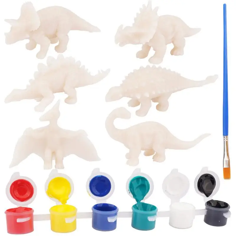 Children's Toys For Kids Graffiti Painted Puzzle Stegosaurus Ankylosaurus Dinosaur Coloring DIY Handmade Model Painting Doll
Children's Toys For Kids Graffiti Painted Puzzle Stegosaurus Ankylosaurus Dinosaur Coloring DIY Handmade Model Painting Doll
