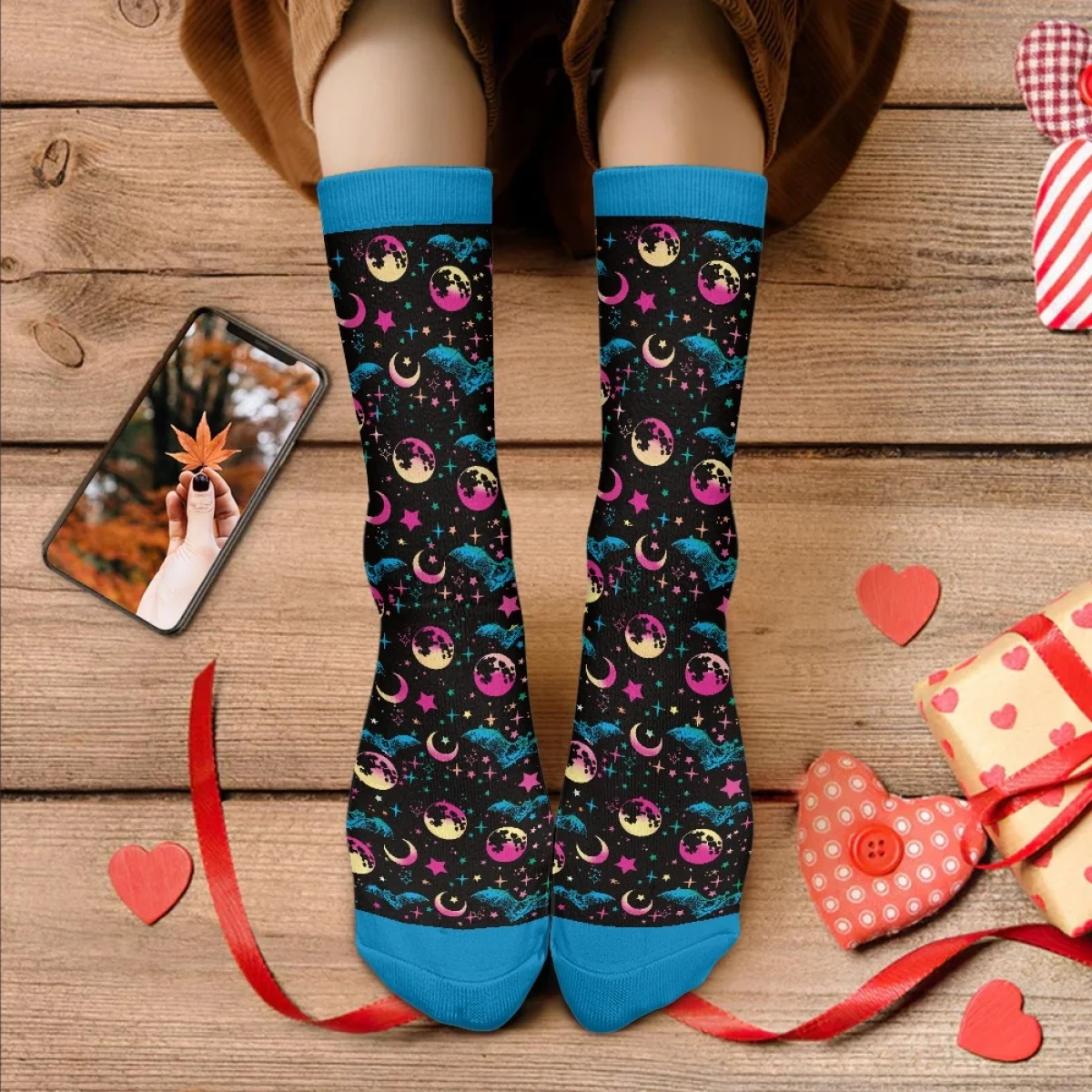 Halloween Gift Bat Moon Spider Web Pattern Four Seasons Sockings Brand Design Breathable Dirt Resistant Sweat Absorption Socks 
Halloween Gift Bat Moon Spider Web Pattern Four Seasons Sockings Brand Design Breathable Dirt Resistant Sweat Absorption Socks