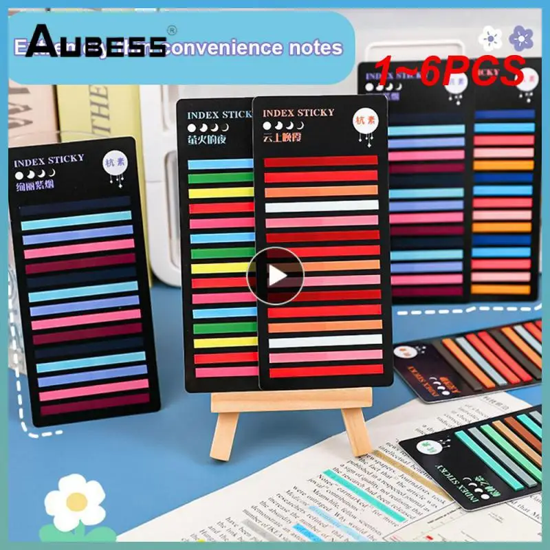 1~6PCS Sheets Transparent Rainbow Index Memo Pad It Sticky Notepads Paper Sticker Notes Bookmark School Supplies Kawaii
1~6PCS Sheets Transparent Rainbow Index Memo Pad It Sticky Notepads Paper Sticker Notes Bookmark School Supplies Kawaii