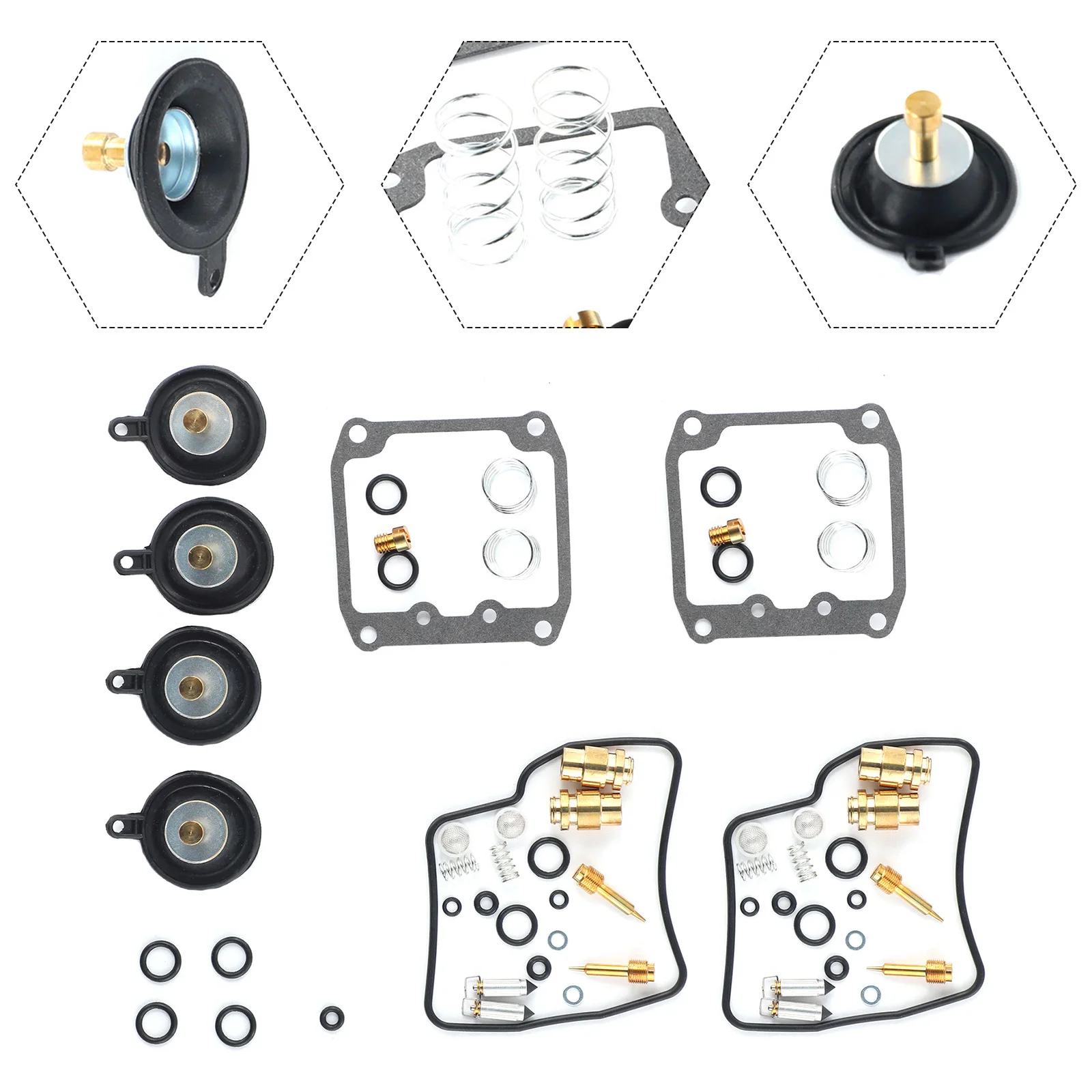 2 Sets FOR Suzuki VS1400 VS800 VS800GL VZ800 Carburetor Maintenance Jet Repair Kit Maintenance Nozzle Repair Kit
2 Sets FOR Suzuki VS1400 VS800 VS800GL VZ800 Carburetor Maintenance Jet Repair Kit Maintenance Nozzle Repair Kit