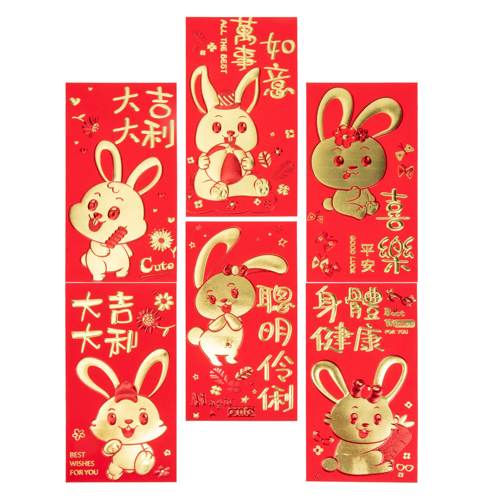 Rabbit New Year Cartoon Red Envelope Red Envelopes with Patterns New Year Cartoon Red Packets Money Bags Decor
Rabbit New Year Cartoon Red Envelope Red Envelopes with Patterns New Year Cartoon Red Packets Money Bags Decor