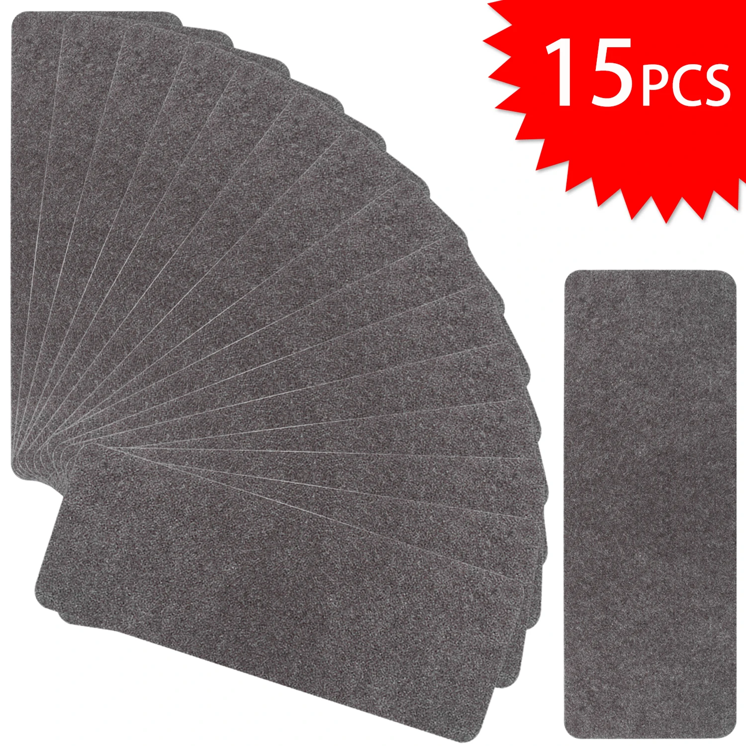 Stair Mat High Density Soft Self-adhesive Non-slip Floor Rugs Carpet Solid Color Modern Home Decor Corner Step 15 pcs
Stair Mat High Density Soft Self-adhesive Non-slip Floor Rugs Carpet Solid Color Modern Home Decor Corner Step 15 pcs