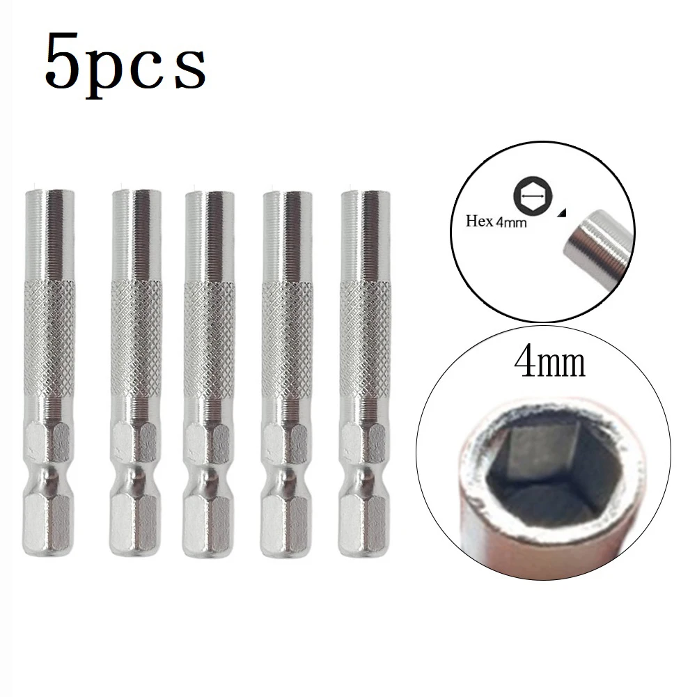5pcs 45mm Screwdriver Adapter For 1/4" 6.35mm Handle 4mm Micro Bit Adapter Magnetic Holder Hand Tools Accessories Steel Durable
5pcs 45mm Screwdriver Adapter For 1/4" 6.35mm Handle 4mm Micro Bit Adapter Magnetic Holder Hand Tools Accessories Steel Durable