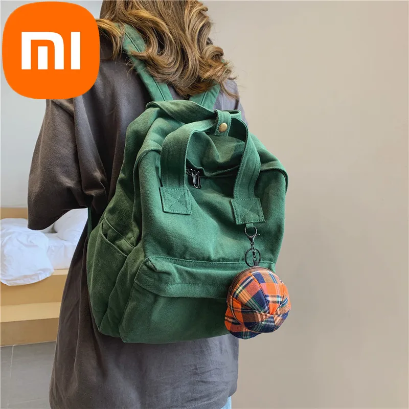 Xiaomi backpack Canvas Female Trend Harajuku Retro School Bag High School Female Wild Campus Lightweight Bag
Xiaomi backpack Canvas Female Trend Harajuku Retro School Bag High School Female Wild Campus Lightweight Bag