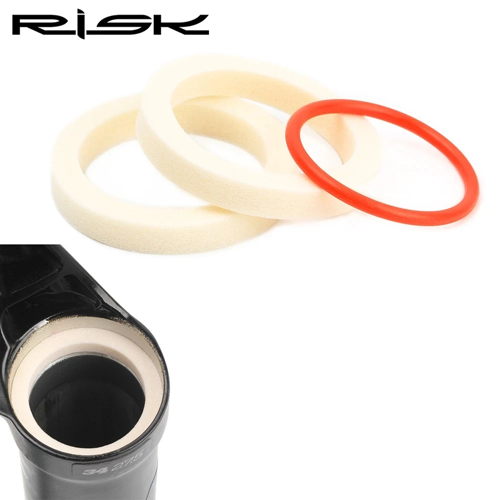 RISK 2Pcs Bicycle Front Fork Sponge Ring Oil Foam Absorb Seal 30/32/34/35/36/38/40mm Forks Bike Accessories
RISK 2Pcs Bicycle Front Fork Sponge Ring Oil Foam Absorb Seal 30/32/34/35/36/38/40mm Forks Bike Accessories