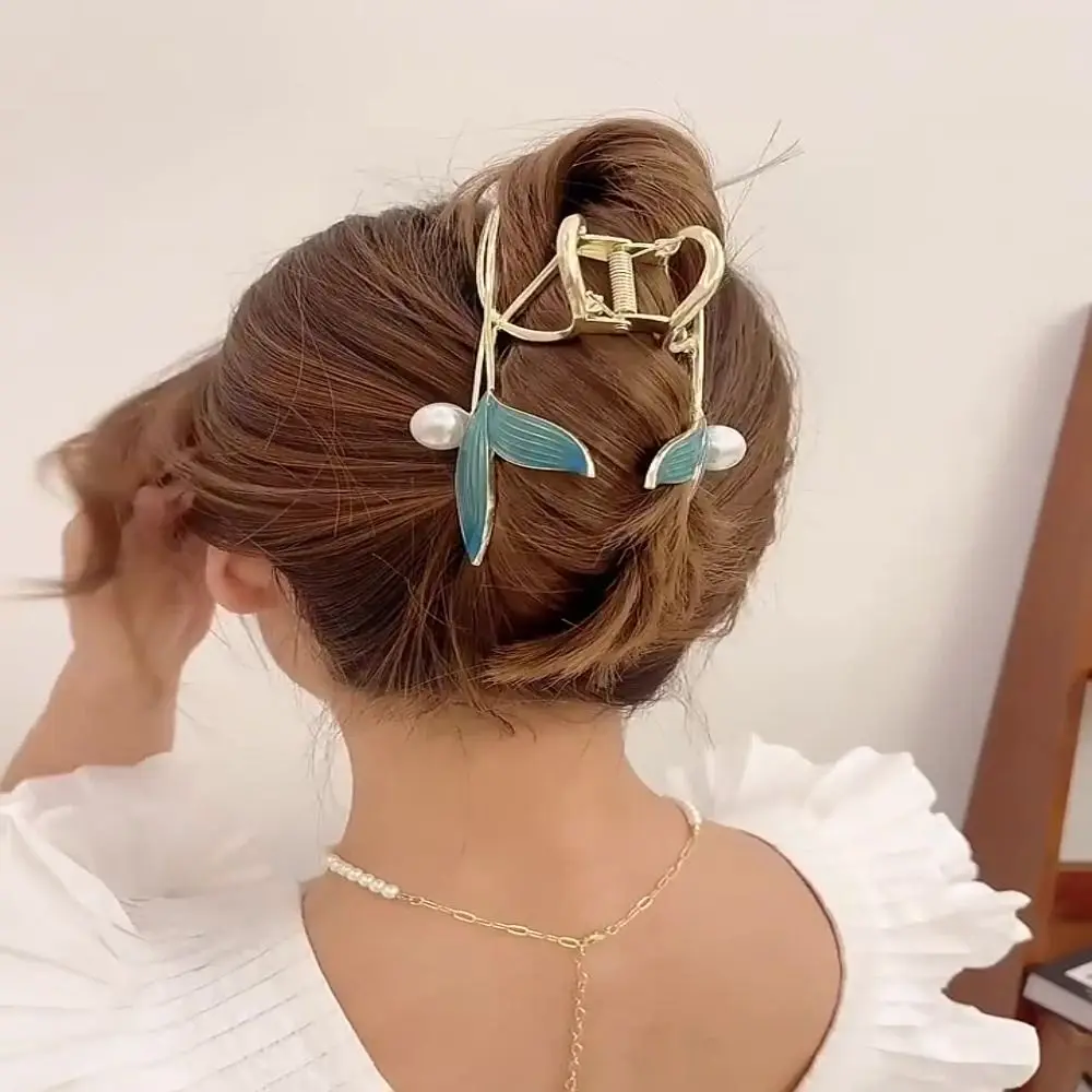 Accessory. 2Pcs Creative Ponytail Claw Clip Hair Pin Fishtail Hair Clip Hair Clips Blue Ocean Pearl For Women|Girls
Accessory. 2Pcs Creative Ponytail Claw Clip Hair Pin Fishtail Hair Clip Hair Clips Blue Ocean Pearl For Women|Girls
