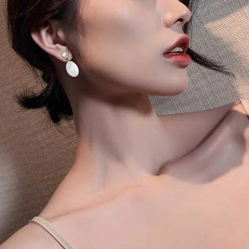 Korea New White Moonlight Cat's Eye Stone Earrings For Women Small Fresh Geometric Eardrop Elegant Ladies Temperament Jewelry 4 Mallzona S220573b6d7f64bf2aabbdebd2c8bad45S Korea New White Moonlight Cat's Eye Stone Earrings For Women Small Fresh Geometric Eardrop Elegant Ladies Temperament Jewelry Mallzona