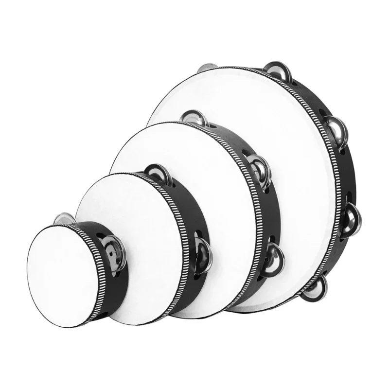 4pcs Double Row Bells Tambourine Hand Held Drum Bells Musical Instrument Rhythm Percussion Tambourine for Adults Kids
4pcs Double Row Bells Tambourine Hand Held Drum Bells Musical Instrument Rhythm Percussion Tambourine for Adults Kids