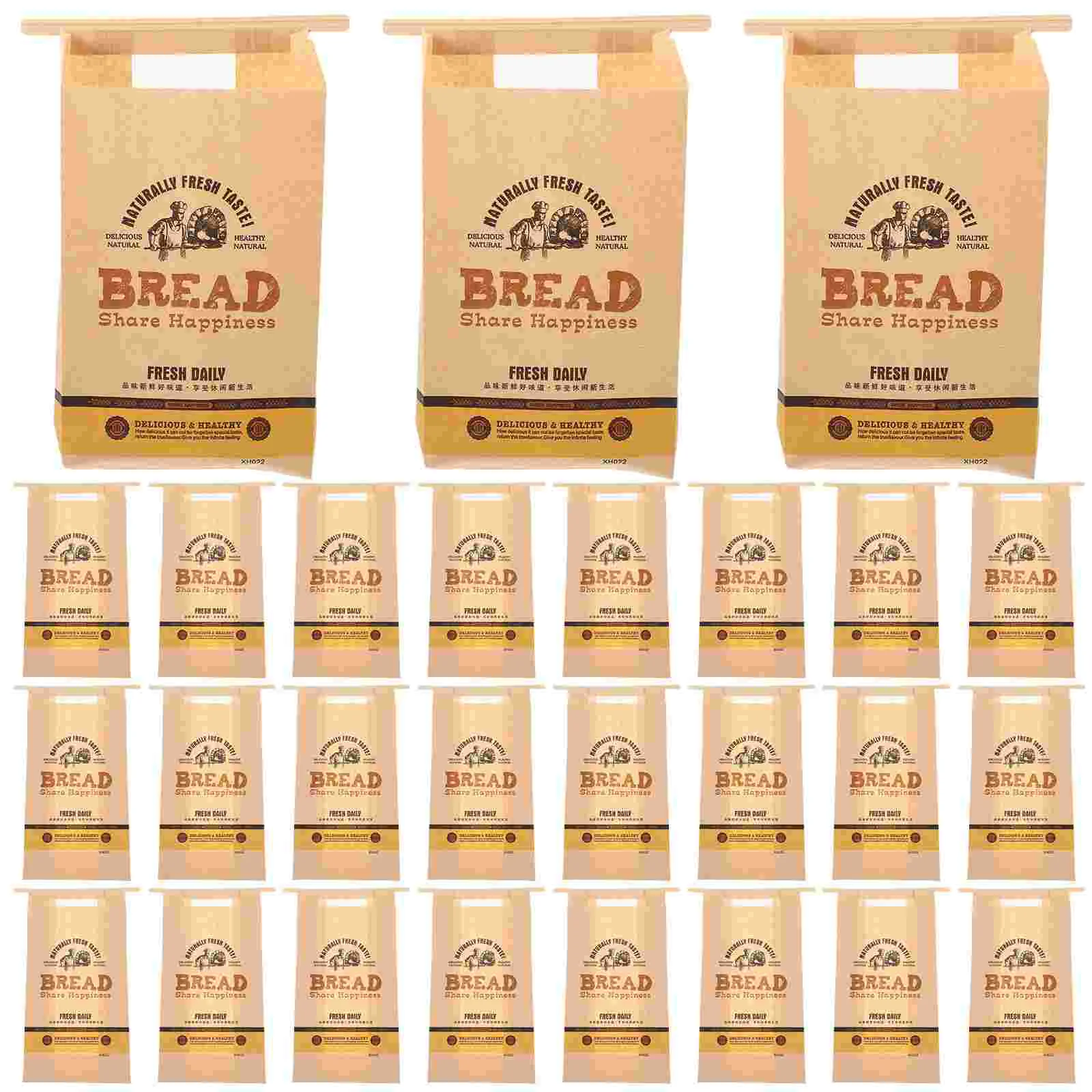 50 Pcs Bread Toast Bag Snack Bags Baking Wrapping Pouches Paper Pastry Food Iron Wire Cookie Holders Bakery
50 Pcs Bread Toast Bag Snack Bags Baking Wrapping Pouches Paper Pastry Food Iron Wire Cookie Holders Bakery