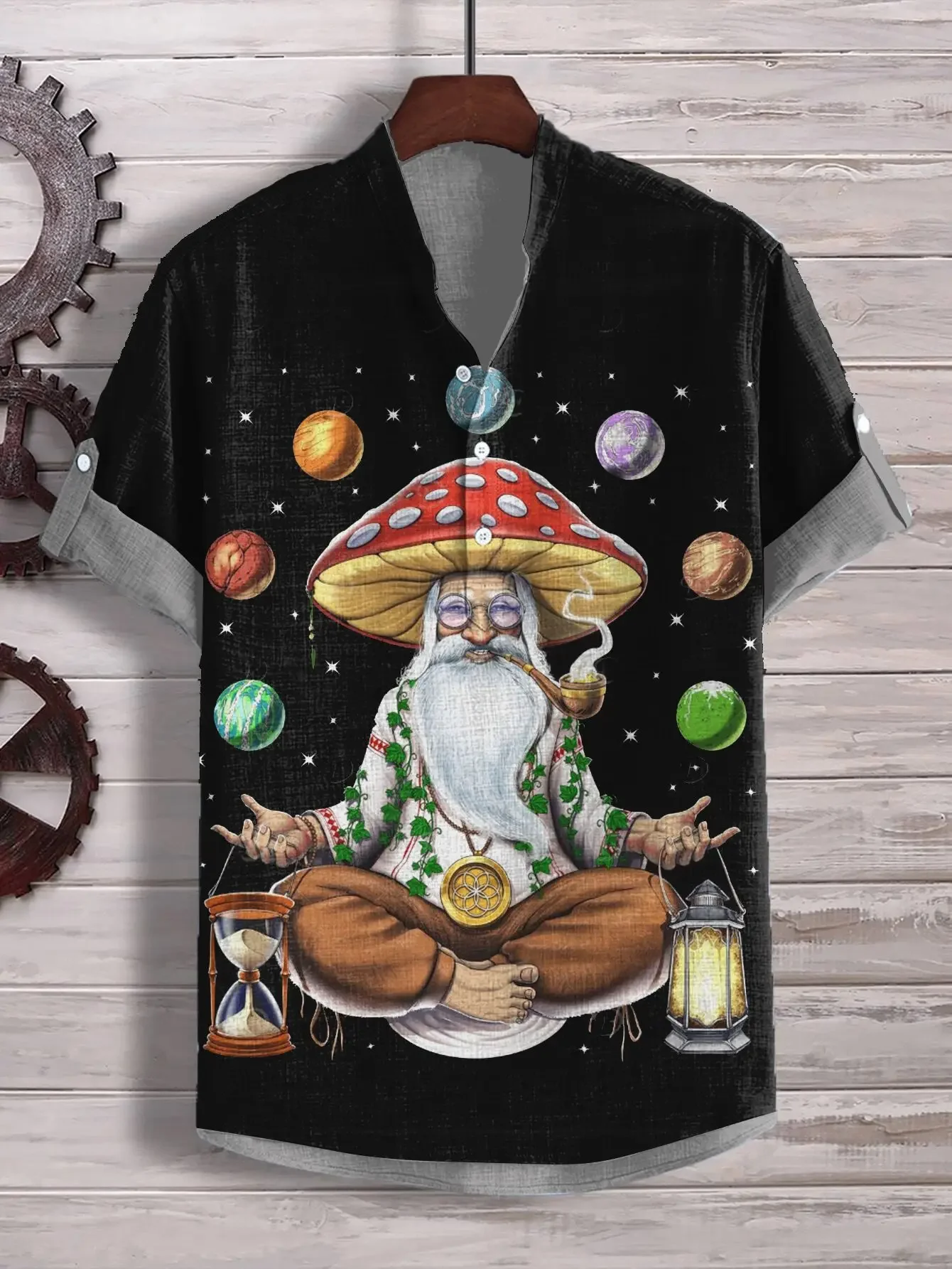 Spring and summer shirts independent station casual plant elements mushroom pattern Hawaiian style printed shirts men's tops
Spring and summer shirts independent station casual plant elements mushroom pattern Hawaiian style printed shirts men's tops