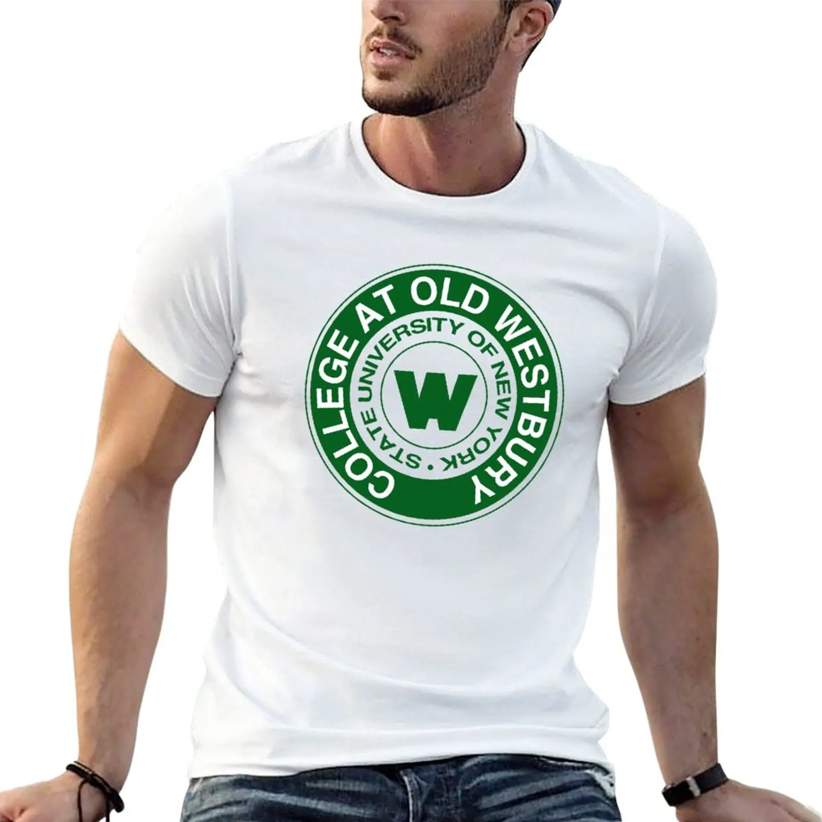 

College-of-SUNY-Old-Westbury T-Shirt blank t shirts Short sleeve graphics t shirt tees heavyweight t shirts for men