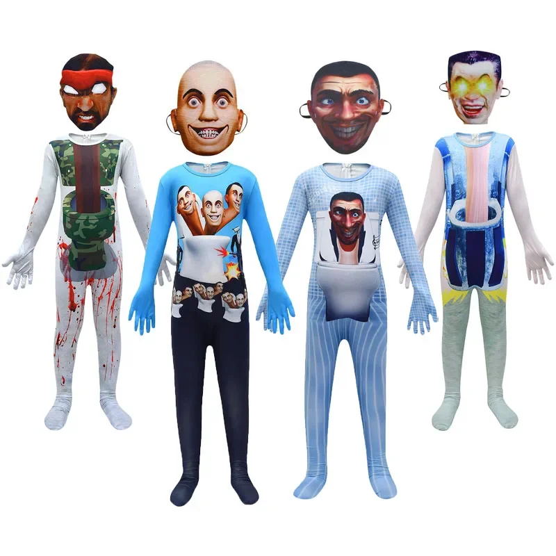 Skibidi Toilet Cosplay Costume Game Speaker Man Tv Man Camcorderman Costumes Bodysuit Jumpsuit Mask Halloween for Women Men
Skibidi Toilet Cosplay Costume Game Speaker Man Tv Man Camcorderman Costumes Bodysuit Jumpsuit Mask Halloween for Women Men
