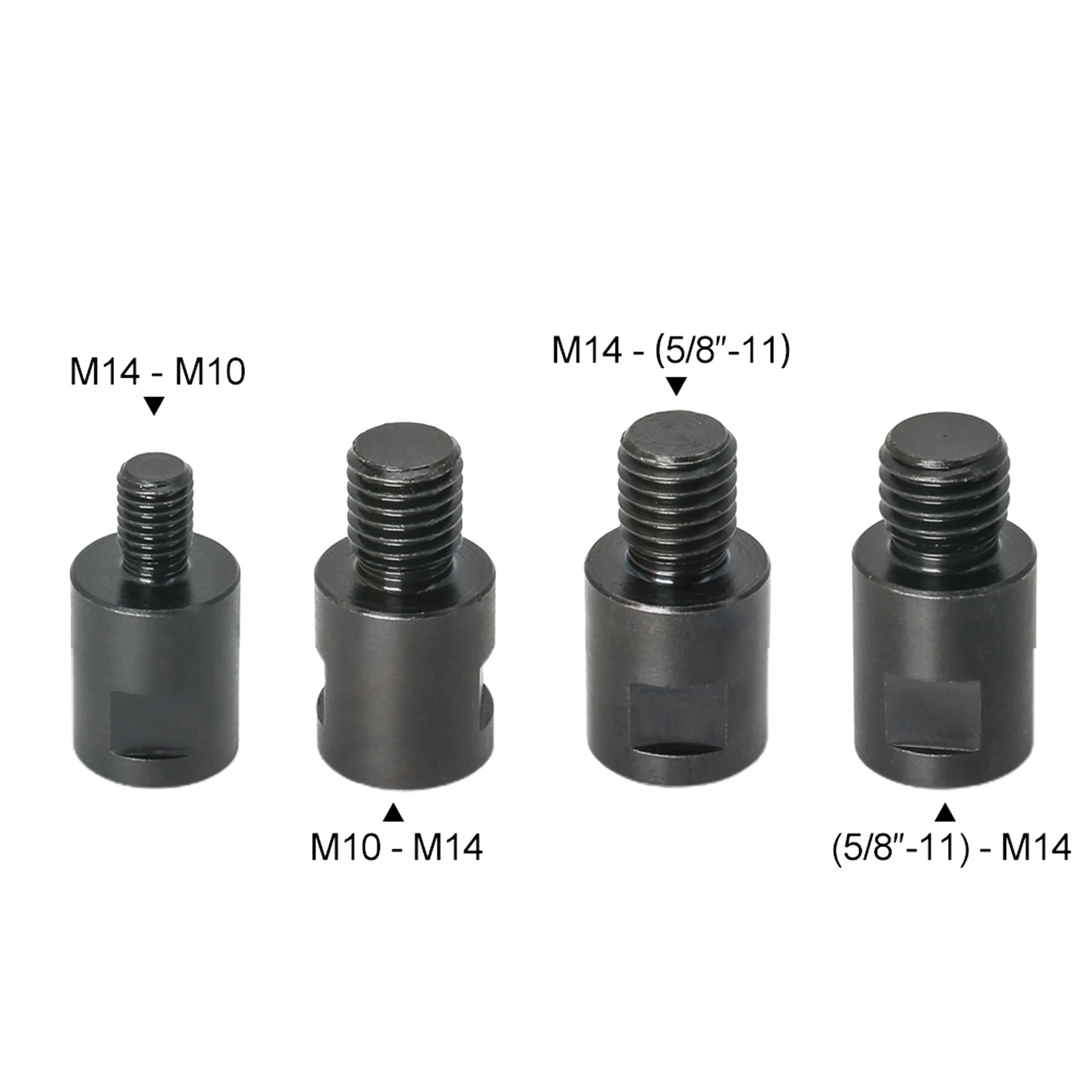4pcs M14 M10 5-8-11 Adapter Angle Grinder Thread Converter Adaptive Shaft Connector Polished For Diamond Core Drill Bit Hole Saw
4pcs M14 M10 5-8-11 Adapter Angle Grinder Thread Converter Adaptive Shaft Connector Polished For Diamond Core Drill Bit Hole Saw