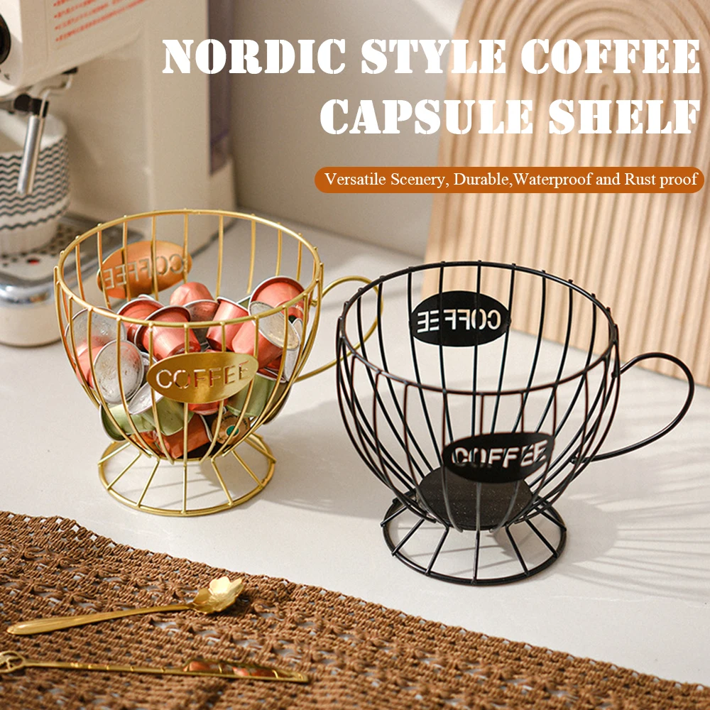 

Fashion Coffee Capsule Holder Durable Snack Coffee Storage Bracket Gift For Birthday