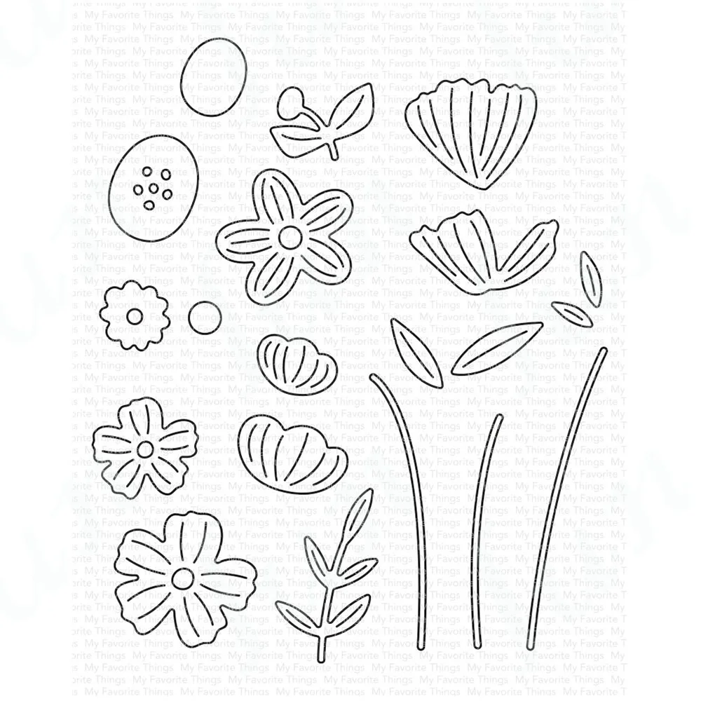 

Show of Support Die Layered Flowers Cutting Dies 2024 Scrapbooking New Make Photo Album Card DIY Paper Embossing Craft Supplies