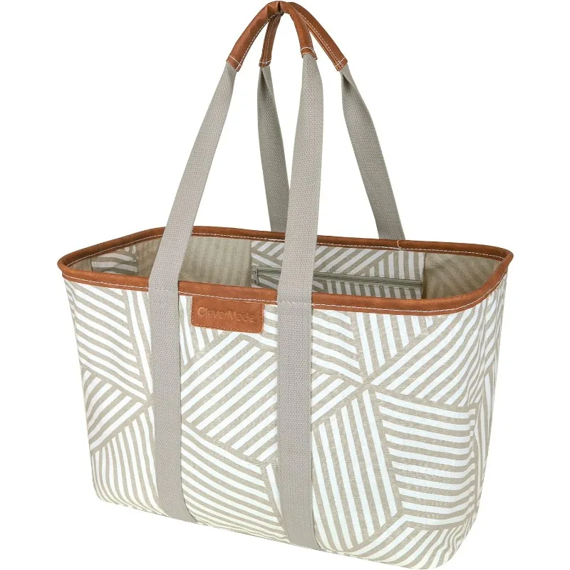 CleverMade 30L SnapBasket LUXE - Reusable Collapsible Durable Grocery Shopping Bag - Heavy Duty Large Structured Tote
CleverMade 30L SnapBasket LUXE - Reusable Collapsible Durable Grocery Shopping Bag - Heavy Duty Large Structured Tote