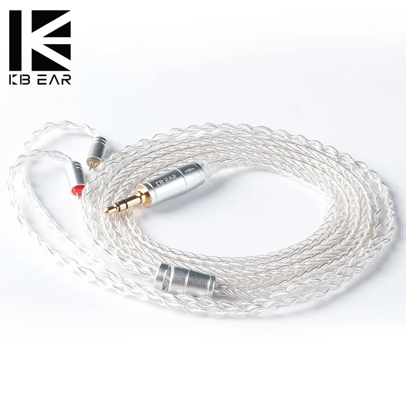KBEAR 8 Core Upgraded Silver Wired Earphone Cable 2PIN/MMCX/QDC Gaming Headphones Earbuds Headset KBEAR KS1 KS2 TRI Meteor IEMs
KBEAR 8 Core Upgraded Silver Wired Earphone Cable 2PIN/MMCX/QDC Gaming Headphones Earbuds Headset KBEAR KS1 KS2 TRI Meteor IEMs