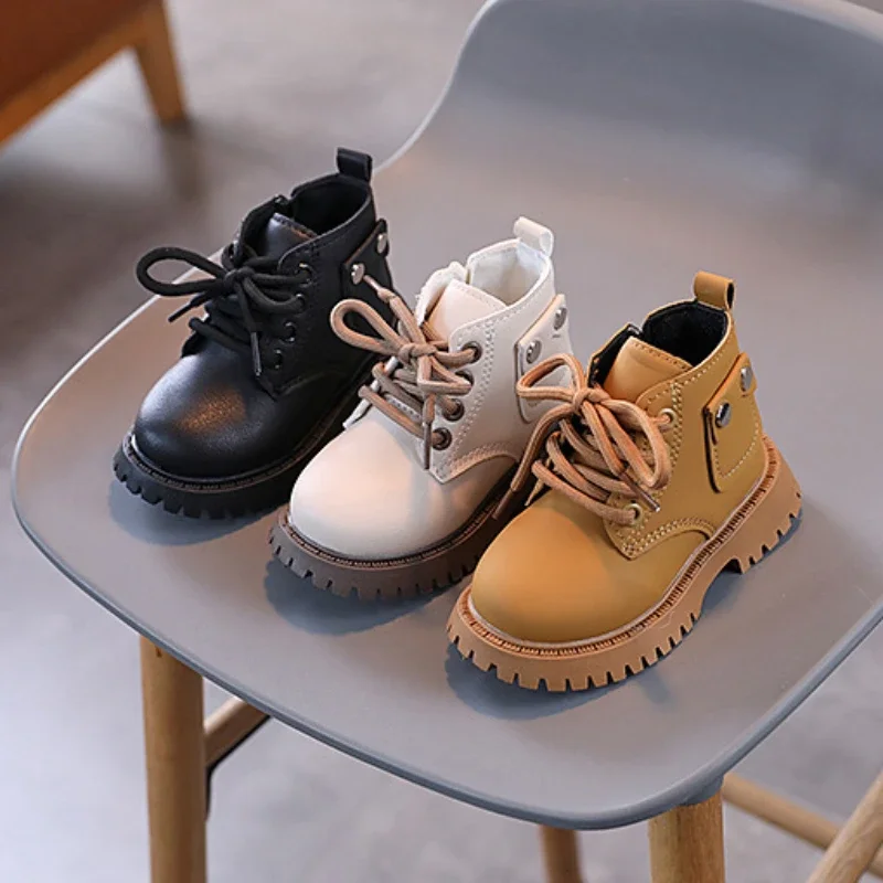 Spring Autumn Children's Boot Solid Color Causal Black School Boots for Girls Fashion Non-slip Kids Boys Platform Ankle Boots
Spring Autumn Children's Boot Solid Color Causal Black School Boots for Girls Fashion Non-slip Kids Boys Platform Ankle Boots