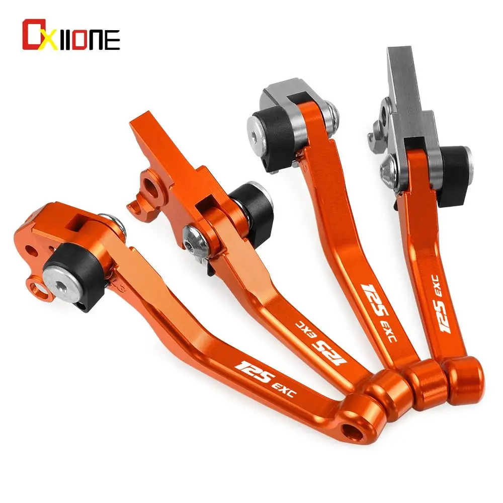 

FOR 125EXC 125 EXC Motocross Foldable Pivot Dirt Bike Mortbike Brake Clutch Levers Handle Lever 125EXC 2004 2005 2006 2007 2008