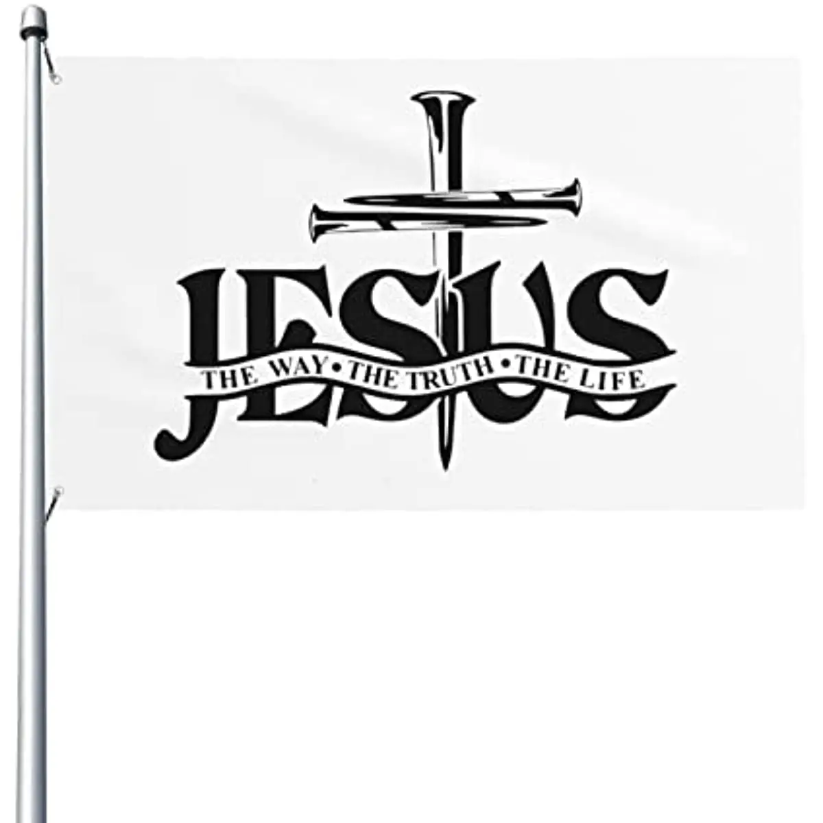 Jesus The Way, Truth, Life Flag Farmhouse Yard Outdoor Decor Outdoor Flags 3x5 Ft
Jesus The Way, Truth, Life Flag Farmhouse Yard Outdoor Decor Outdoor Flags 3x5 Ft