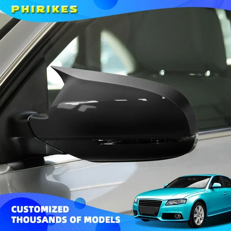 

2 pcs Superb car Mirror cover For Audi A4 A5 S5 B8.5 B8 RS5 RS4 S6 S4 Car Mirror Cover Signal light protection cover