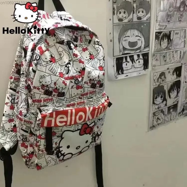 Женский рюкзак с большой емкостью, модные готические портативные дорожные сумки в стиле Харадзюку, стиль хип-хоп, милые Sanrio, Hello Kitty Yk2
Женский рюкзак с большой емкостью, модные готические портативные дорожные сумки в стиле Харадзюку, стиль хип-хоп, милые Sanrio, Hello Kitty Yk2