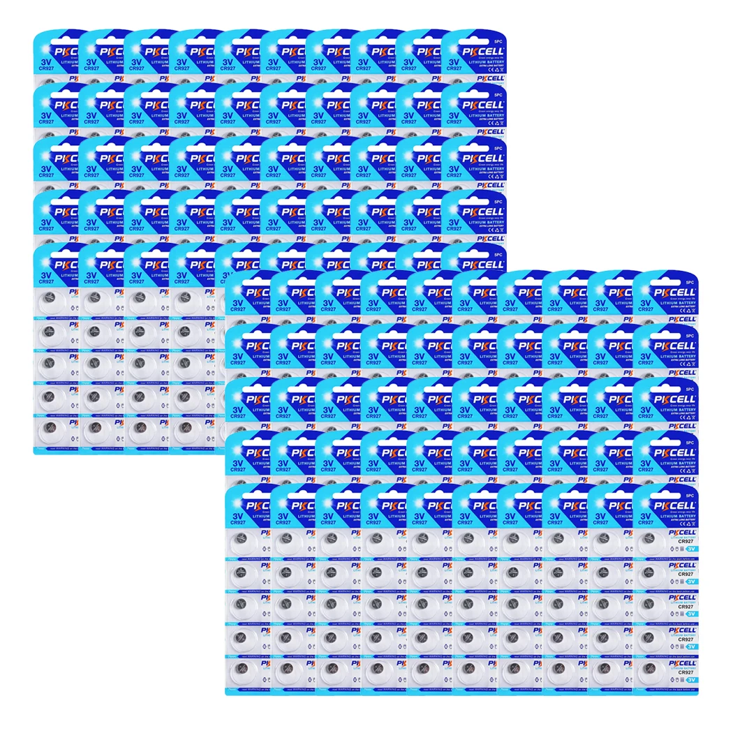 500PC/100Card 3V Lithium Battery CR927 DL927 ECR927 5011LC CR 927 Button Coin Cell Battery
500PC/100Card 3V Lithium Battery CR927 DL927 ECR927 5011LC CR 927 Button Coin Cell Battery