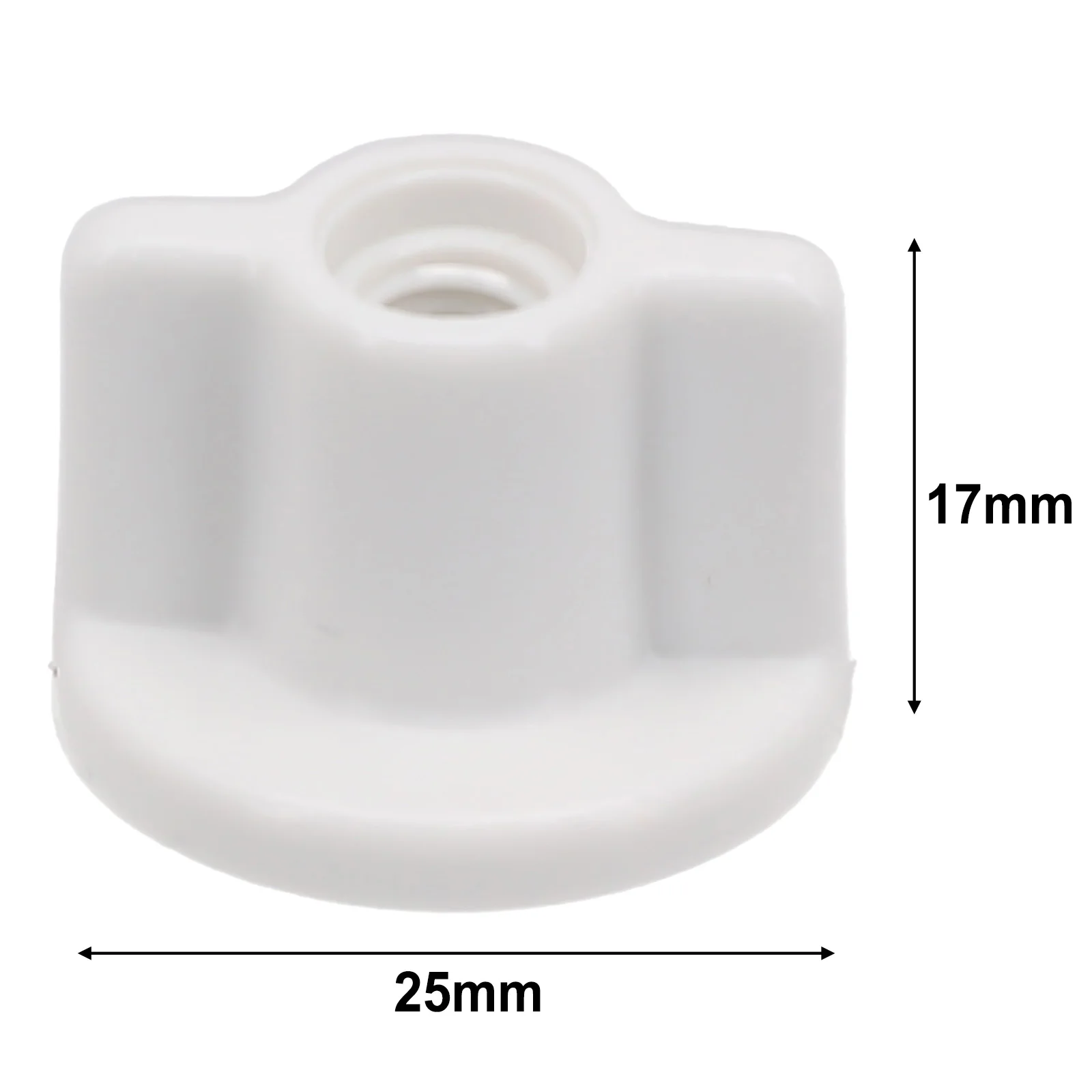 Fixed Replacement Rear Nut White 2.5cm 2PCS 6MM Back Nut Fixed Replacement For 6mm Screws Plastic High Quality
Fixed Replacement Rear Nut White 2.5cm 2PCS 6MM Back Nut Fixed Replacement For 6mm Screws Plastic High Quality