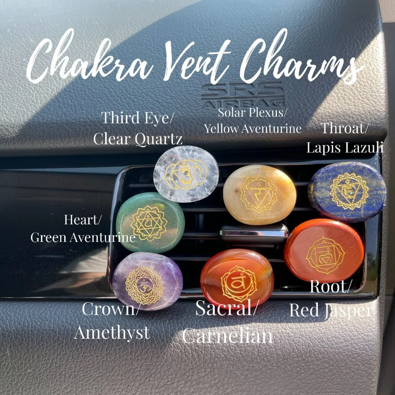 Engraved Yoga Stone Chakra Symbol Stone Car Air Outlet Clip Healing Lucky Gem Car Interior Jewelry Accessories Gift Home Decor
Engraved Yoga Stone Chakra Symbol Stone Car Air Outlet Clip Healing Lucky Gem Car Interior Jewelry Accessories Gift Home Decor
