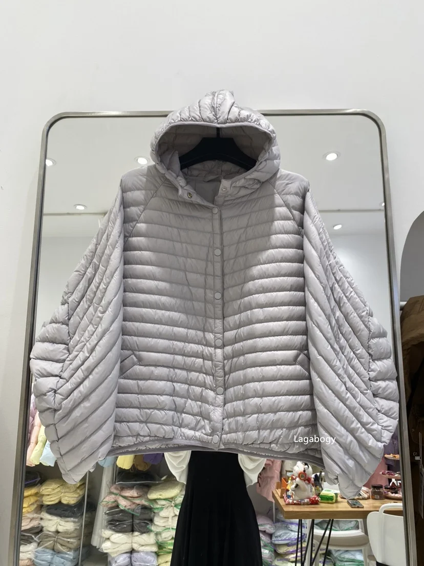 Winter Vintage Women Oversized Hood Puffer Jacket Female Casual Ultra Light Lantern Sleeve 90%White Duck Down Coat 11 Mallzona S2223f05657b74cebaffa0e742a26a958J Winter Vintage Women Oversized Hood Puffer Jacket Female Casual Ultra Light Lantern Sleeve 90%White Duck Down Coat Mallzona