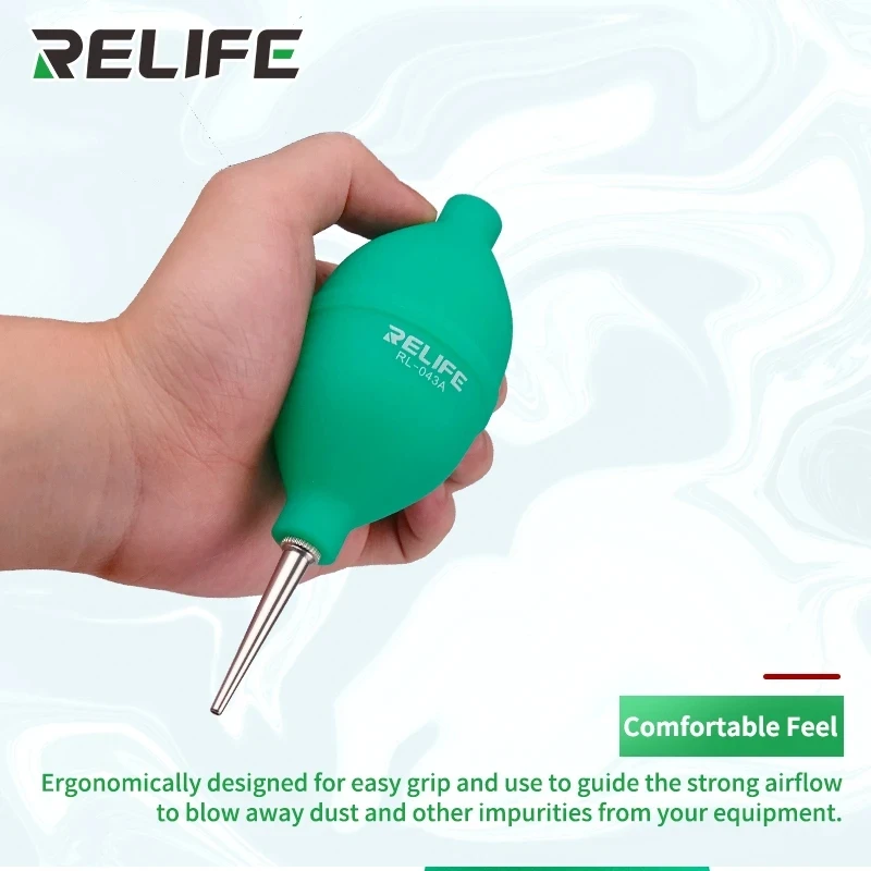 

RELIFE RL-043A 2 In 1 Phone Repair Dust Cleaner Air Blower Ball Cleaning Pen for PCB PC Keyboard Dust Removing Camera Lens