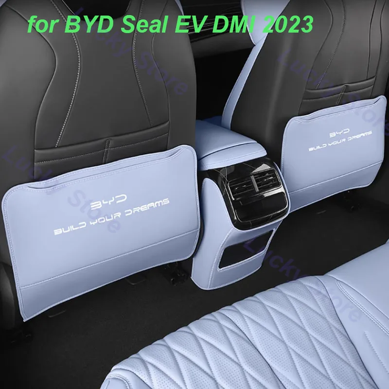 

Car Rear Row Anti-kick Covers for BYD Seal EV DMI 2023 Rear Air Outlet Car Door Protective Cover Interior Accessories