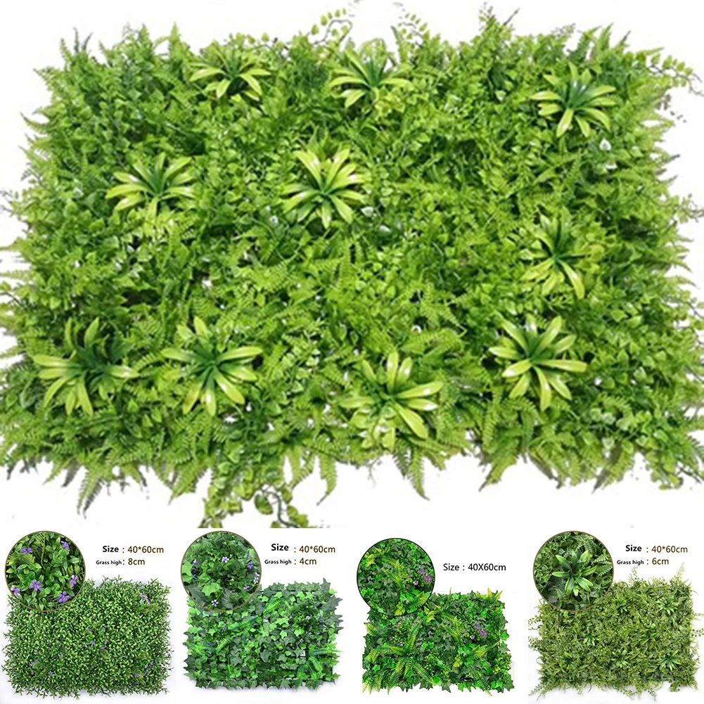 60x40cm Artificial Green Wall Landscape Home Garden Fence Jungle Decor Fake Plants Hanging Grass Greenery Wall Panels Decoration
60x40cm Artificial Green Wall Landscape Home Garden Fence Jungle Decor Fake Plants Hanging Grass Greenery Wall Panels Decoration