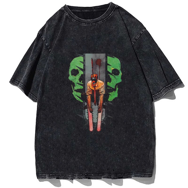 Retro Washed Chainsaw Man Print Men T-shirts 100% Cotton Summer Harajuku Short Sleeve Tees Unisex Streetwear Casual Tops
Retro Washed Chainsaw Man Print Men T-shirts 100% Cotton Summer Harajuku Short Sleeve Tees Unisex Streetwear Casual Tops
