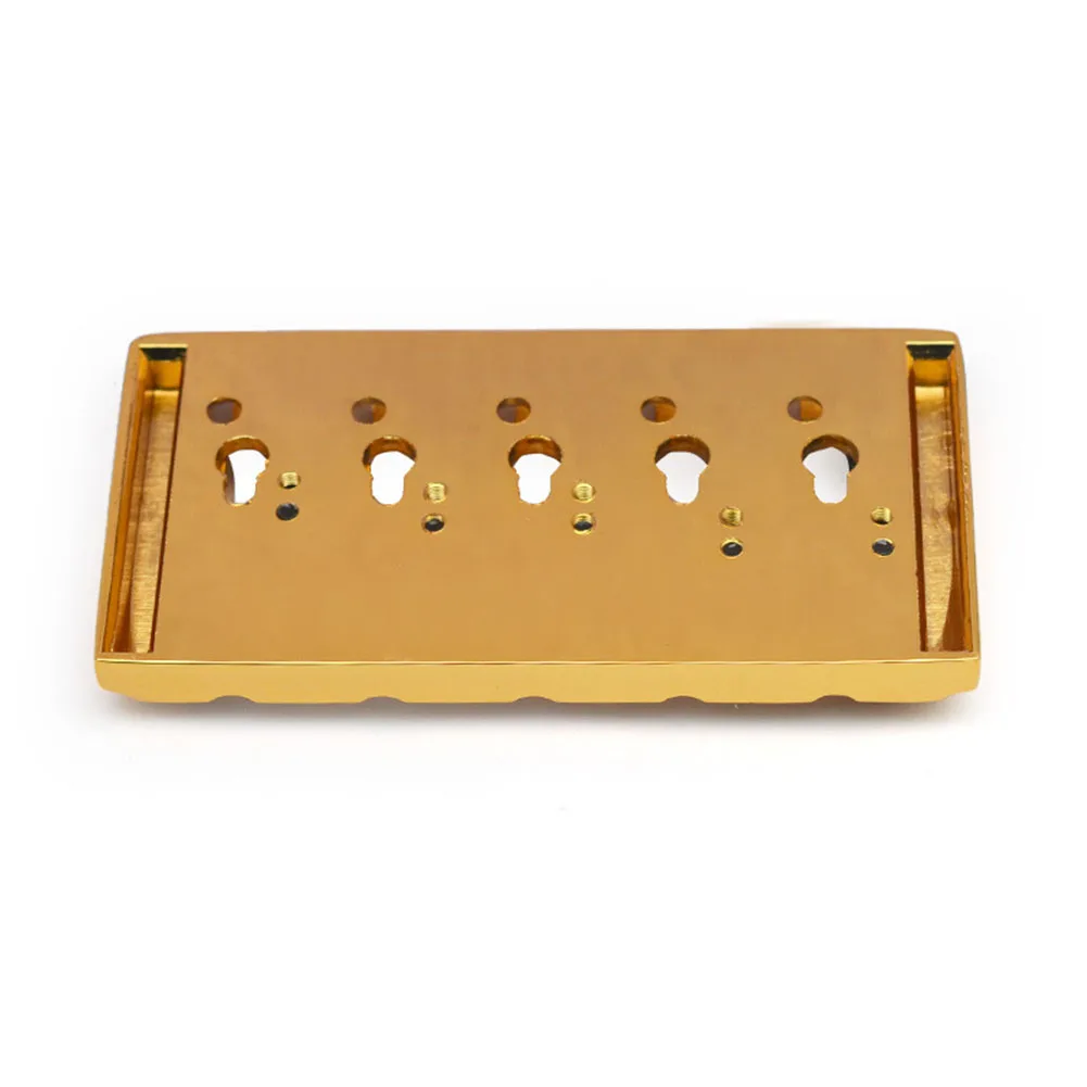 5 String Electric Bass Bridge Fixed Hard Tail Fixed For 5 String Bass Dual Use Guitar Parts 17MM 3 Color Gold/Silver/Black
5 String Electric Bass Bridge Fixed Hard Tail Fixed For 5 String Bass Dual Use Guitar Parts 17MM 3 Color Gold/Silver/Black
