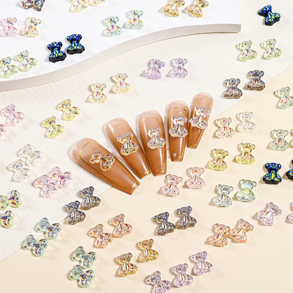 6/12Grid Cute Tiny Bear Resin Charms Flat Back Mix Colors Cute Aurora Bear 3D Sparkle Nail Art Rhinestones Jewelry PH189##
6/12Grid Cute Tiny Bear Resin Charms Flat Back Mix Colors Cute Aurora Bear 3D Sparkle Nail Art Rhinestones Jewelry PH189##