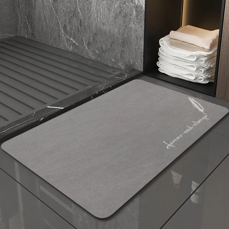 

Revamp Your Bathroom with this Anti-Slip Water-Absorbing Floor Mat - The Ultimate Solution for Safety and StyleUpgrade your bat