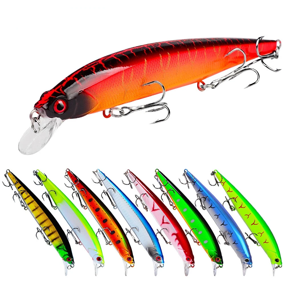 1Pcs Artificial Floating Minnow Hard Lure 3D Eyes 14cm18.5g 6# Hooks Swim Wobbler Crank Bait Trolling Fishing Tackle Accessories
1Pcs Artificial Floating Minnow Hard Lure 3D Eyes 14cm18.5g 6# Hooks Swim Wobbler Crank Bait Trolling Fishing Tackle Accessories