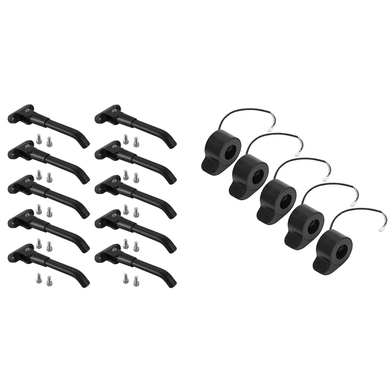 

5Pcs Speed Dial Thumb Throttle Speed Control With 10Pcs Scooter Parking Stand Kickstand