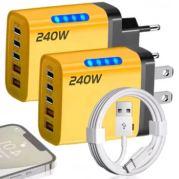 5-in-1 GaN 240W Desktop Charger
