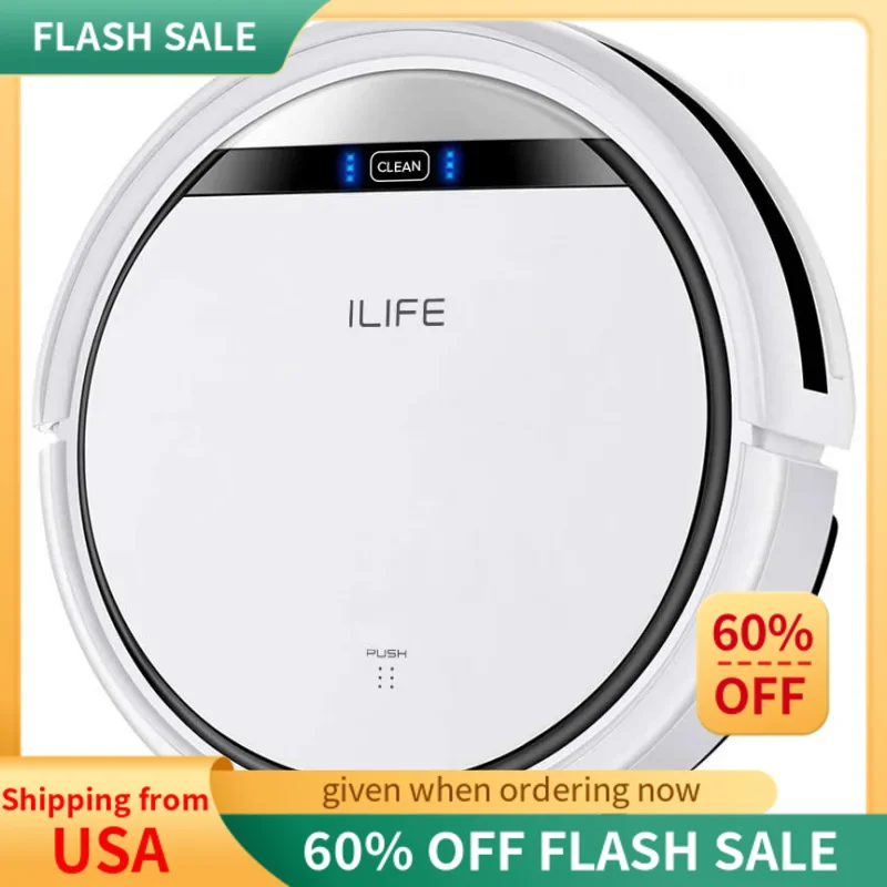 

ILIFE V3s Pro Robot Vacuum Cleaner, Tangle-free Suction , Slim, Automatic Self-Charging Robotic Vacuum Cleaner, Daily Schedule C