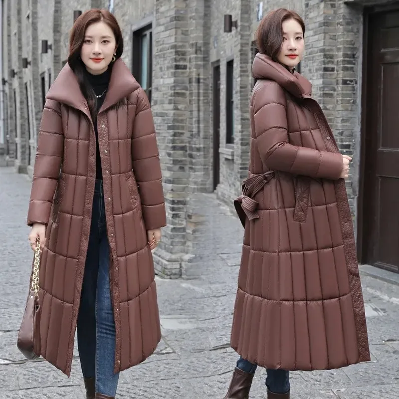

2023 Winter Women Jacket Coat New Long Casual Parka Female Down Cotton Overcoat Thick Warm Jackets Windproof Student Puffer Coat