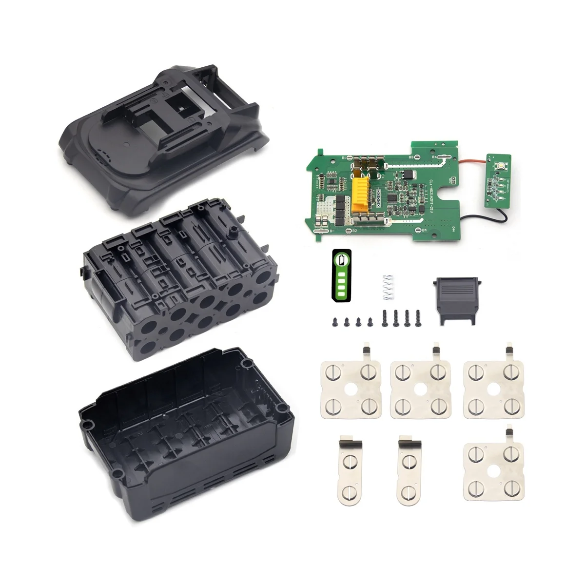 Bl1830-ионная батарея пластиковая стандартная Защитная плата PCB вход 21700 батарея для батареи 18V BL1850 BL1830 BL1820
Bl1830-ионная батарея пластиковая стандартная Защитная плата PCB вход 21700 батарея для батареи 18V BL1850 BL1830 BL1820