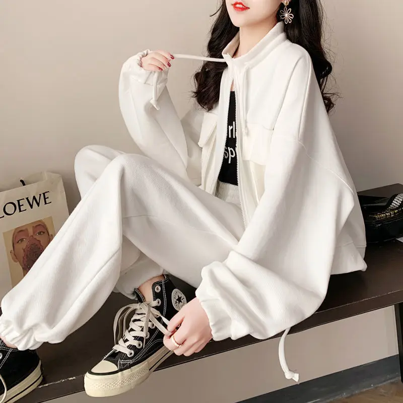 Woman Fashion Loose Two Piece Pants Set Female Casual Long Sleeve Coats and Matching Wide High Waist Suit Pant G96
Woman Fashion Loose Two Piece Pants Set Female Casual Long Sleeve Coats and Matching Wide High Waist Suit Pant G96