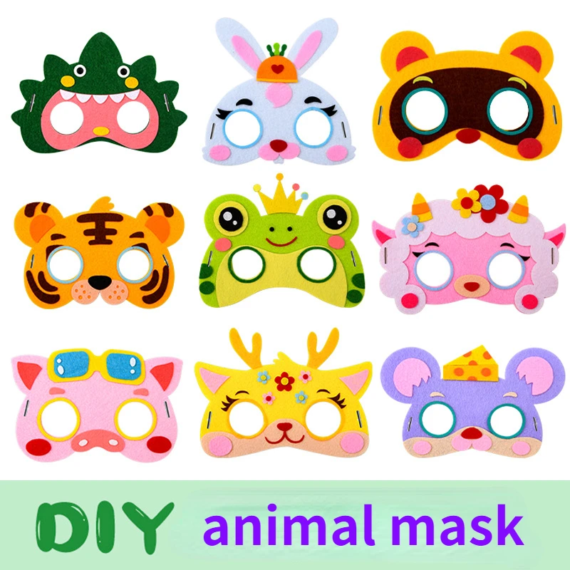 1 pcs Child Cartoon Mask Kindergarten Diy Making Animal Mask Performance Props Party Masquerade EVA Cosplay Dress Up Accessories
1 pcs Child Cartoon Mask Kindergarten Diy Making Animal Mask Performance Props Party Masquerade EVA Cosplay Dress Up Accessories