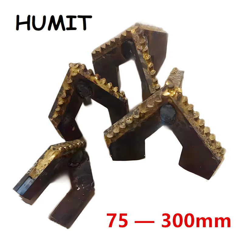 

75mm - 300mm Three Wings Alloy Drill Bit 3 blades Digging Artesian Water Well Exploration Drilling Machine Accessories