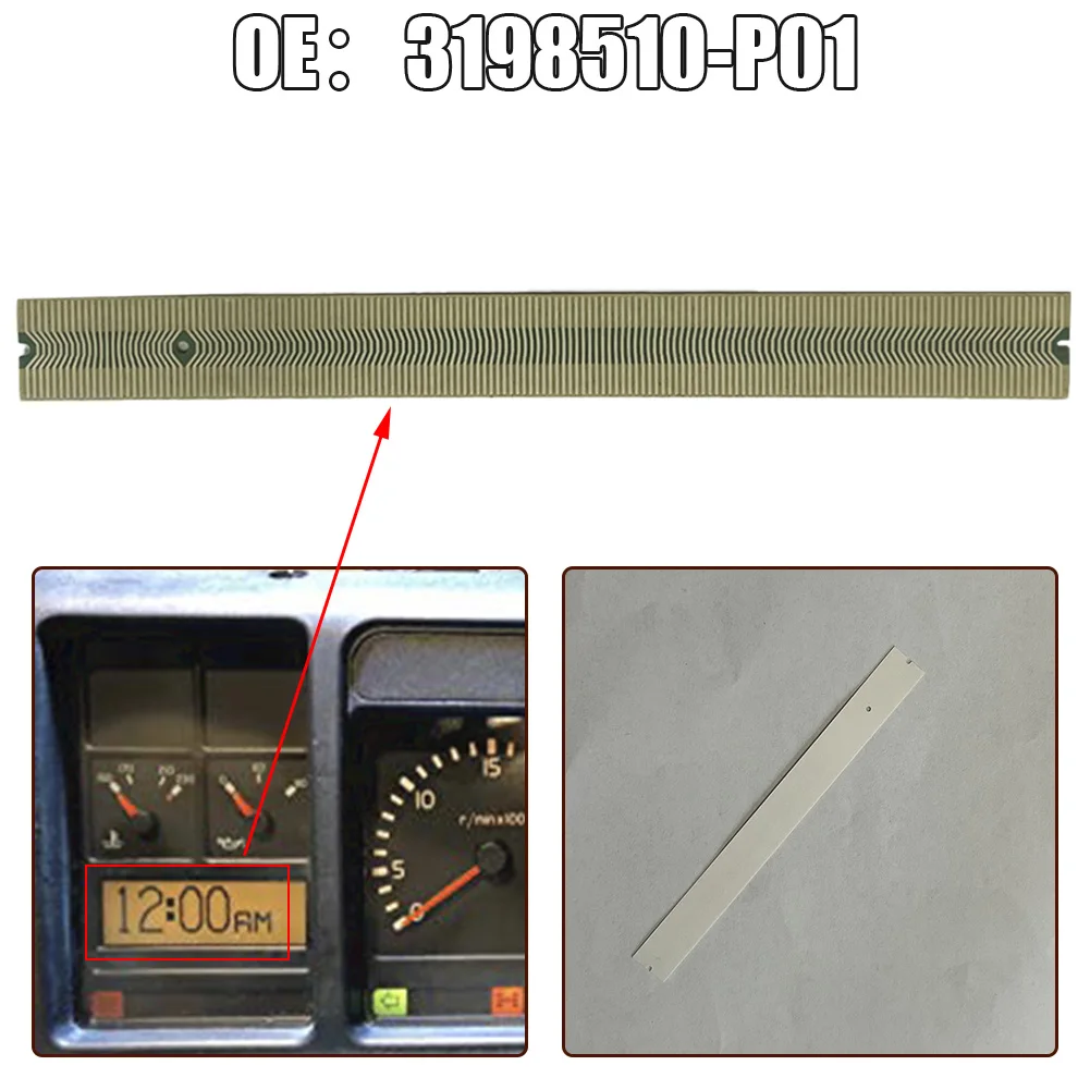 1PCS Vehicle Cable Cord For Volvo VN VNL Truck Instrument Cluster 1998-2002 OE 3198510-P01 94x9.4mm Flat Cable Replacement
1PCS Vehicle Cable Cord For Volvo VN VNL Truck Instrument Cluster 1998-2002 OE 3198510-P01 94x9.4mm Flat Cable Replacement
