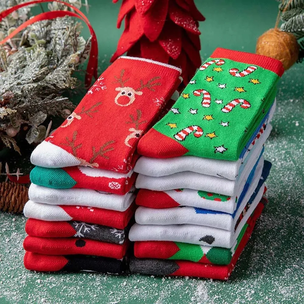 5 Pairs Christmas Women’s Cotton Socks 5 Pairs Christmas Women’s Cotton Socks