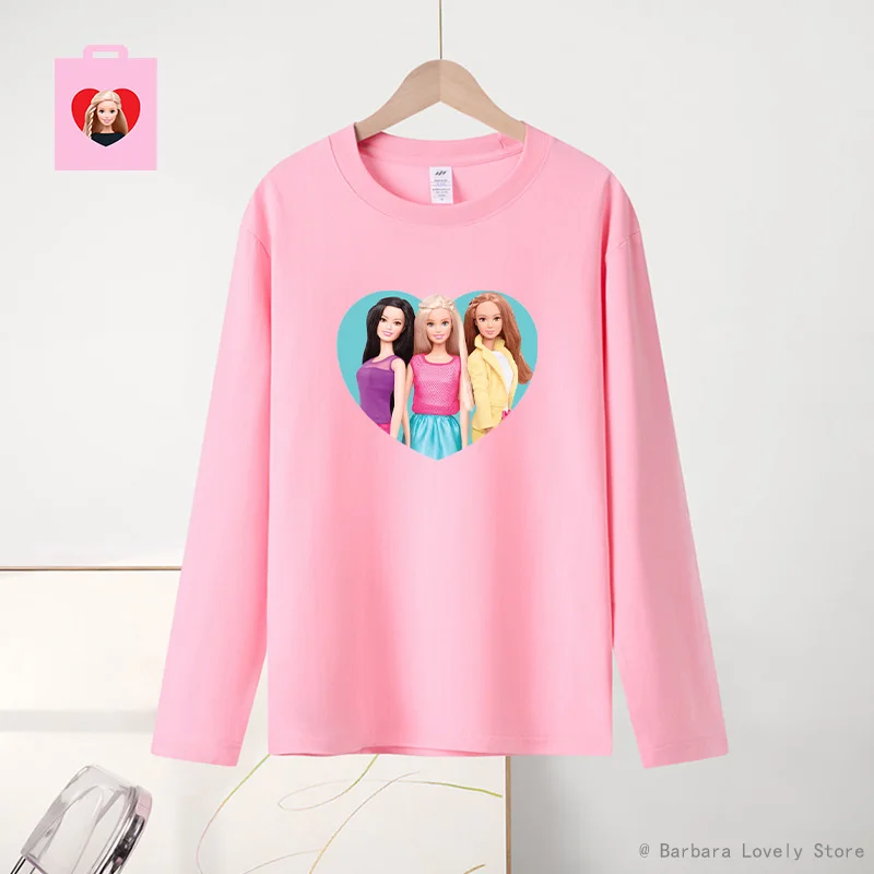 Barbie T-Shirt Casual Autumn Y3K Cartoon Lip Undershirt Long Sleeved Shirt Girls Streetwear Comfortable Women Clothing Gifts
Barbie T-Shirt Casual Autumn Y3K Cartoon Lip Undershirt Long Sleeved Shirt Girls Streetwear Comfortable Women Clothing Gifts