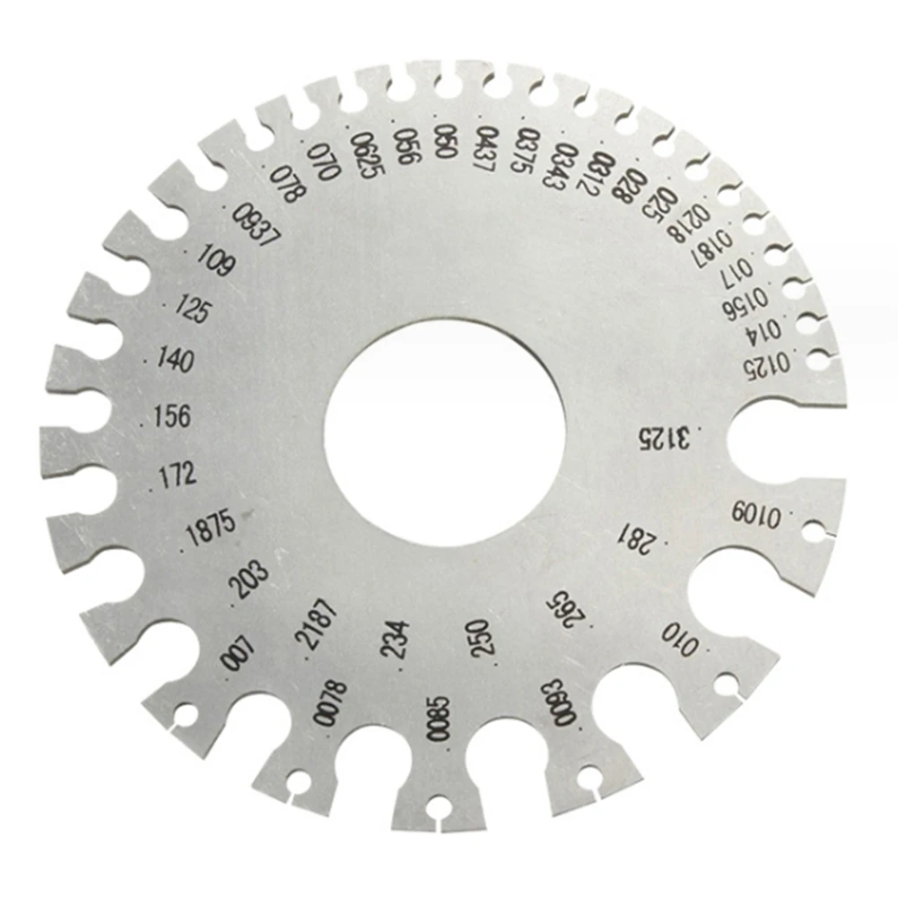 1pcs Stainless Steel Center Finder 84*25*2 Mm Round SWG Wire Gauge Ruler Diameter Measuring Tool Silver Accessories
1pcs Stainless Steel Center Finder 84*25*2 Mm Round SWG Wire Gauge Ruler Diameter Measuring Tool Silver Accessories